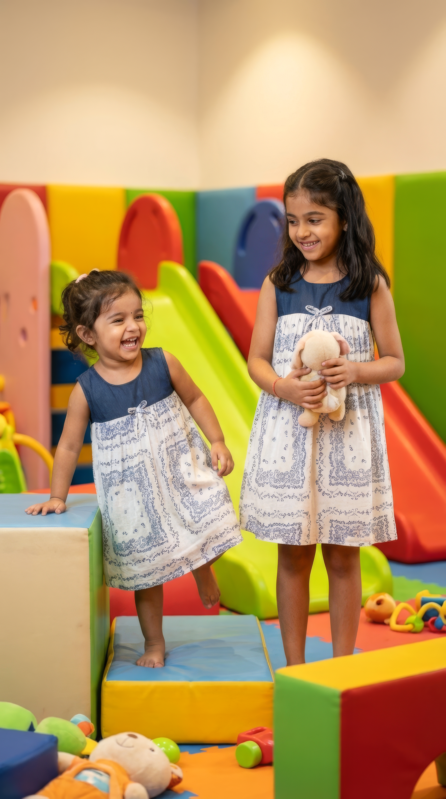 Dreamy blue duo dress
