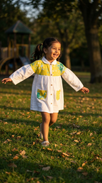 Lemon Breeze White Frock