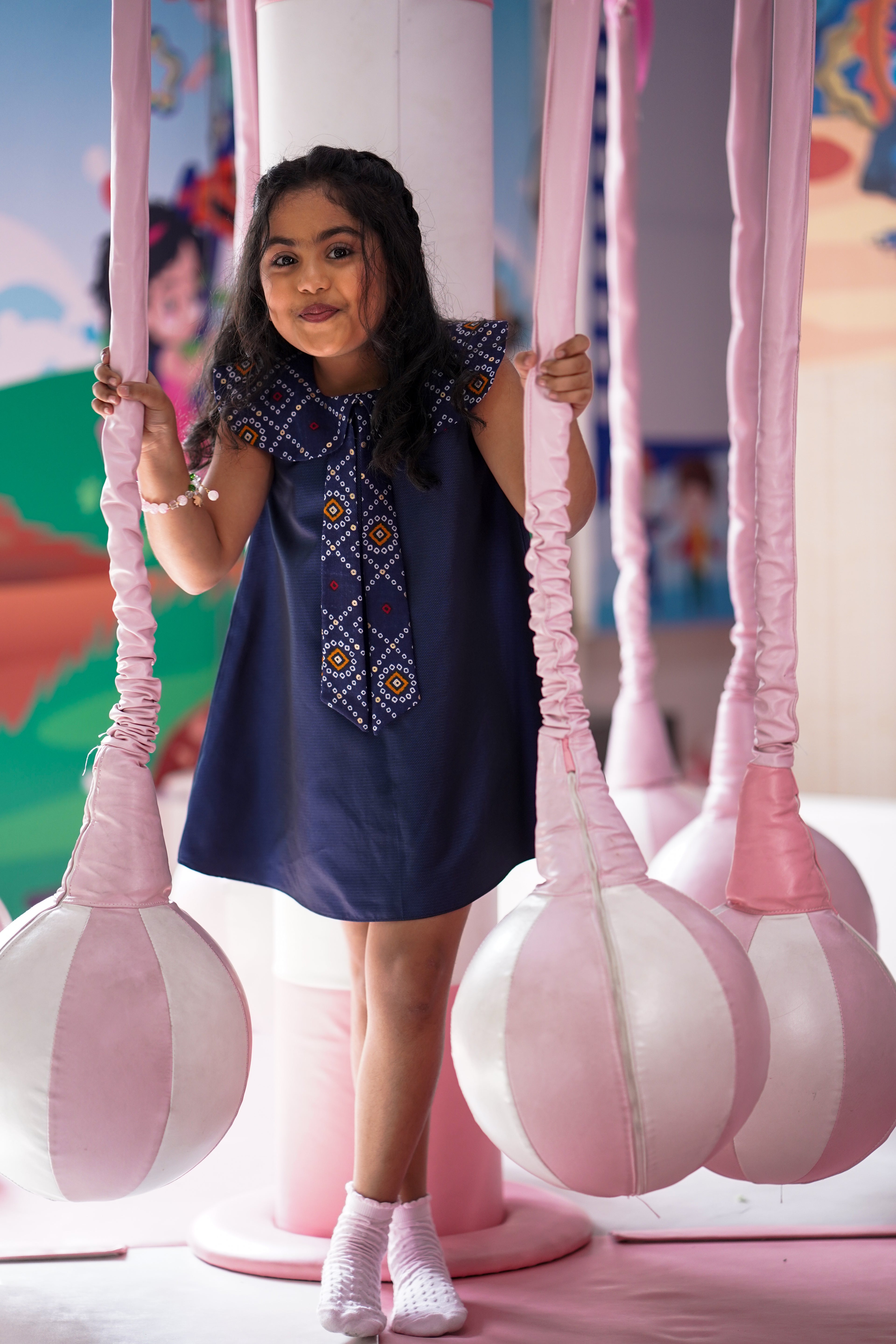 The Midnight Blue Bow Dress