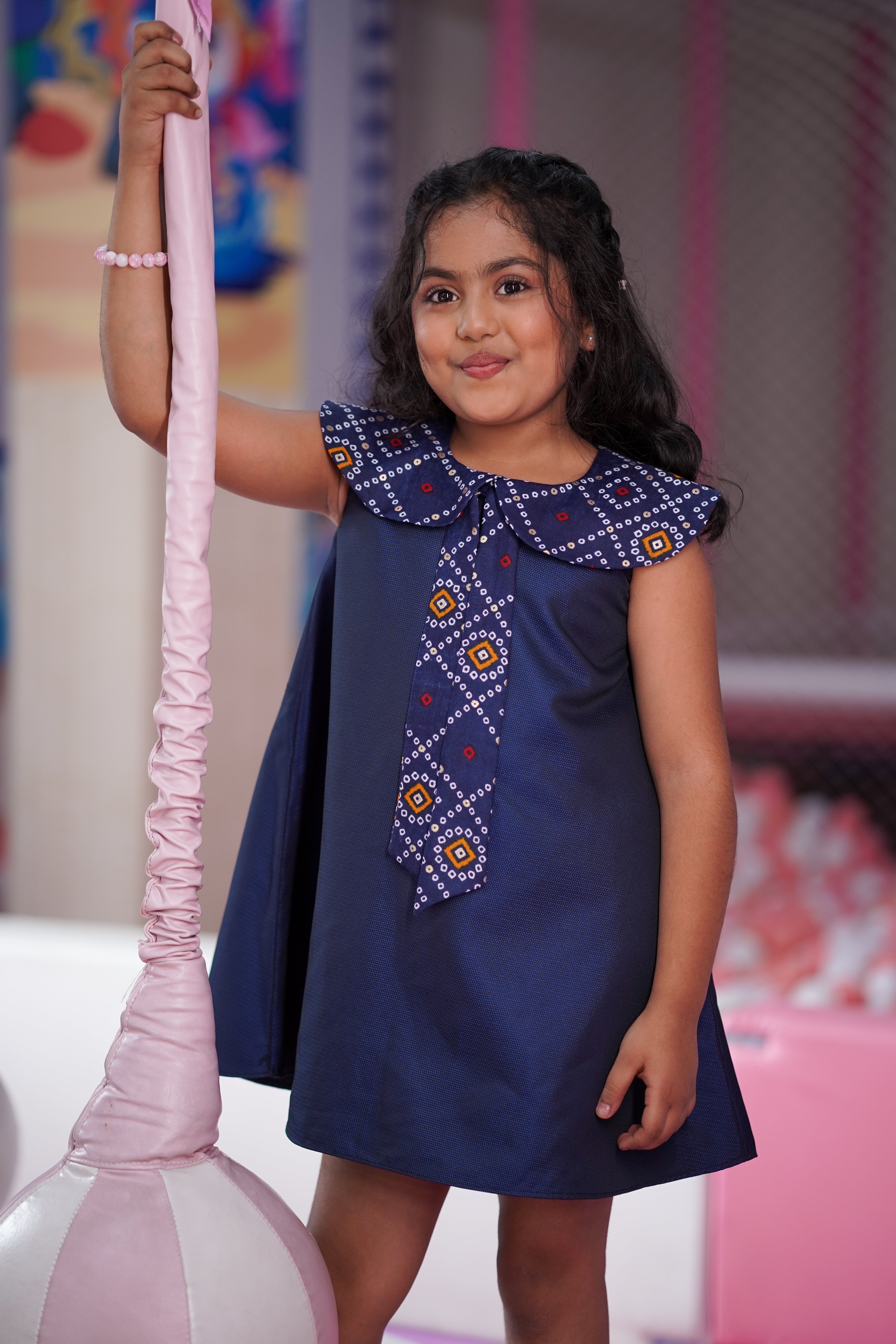 The Midnight Blue Bow Dress