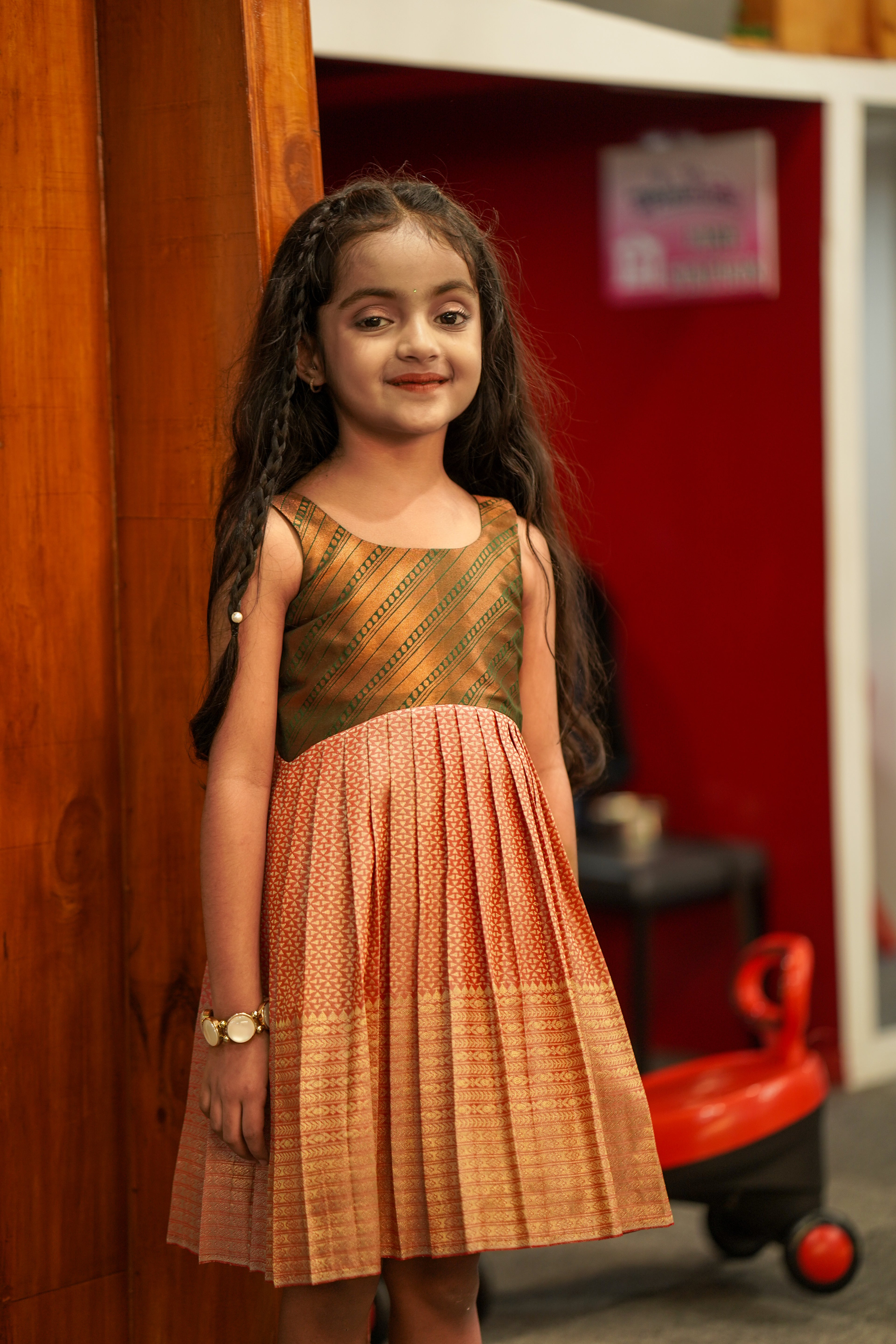 The Copper Sunset Dress