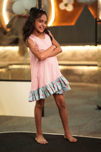 Flamingo Hem A-Line Frock