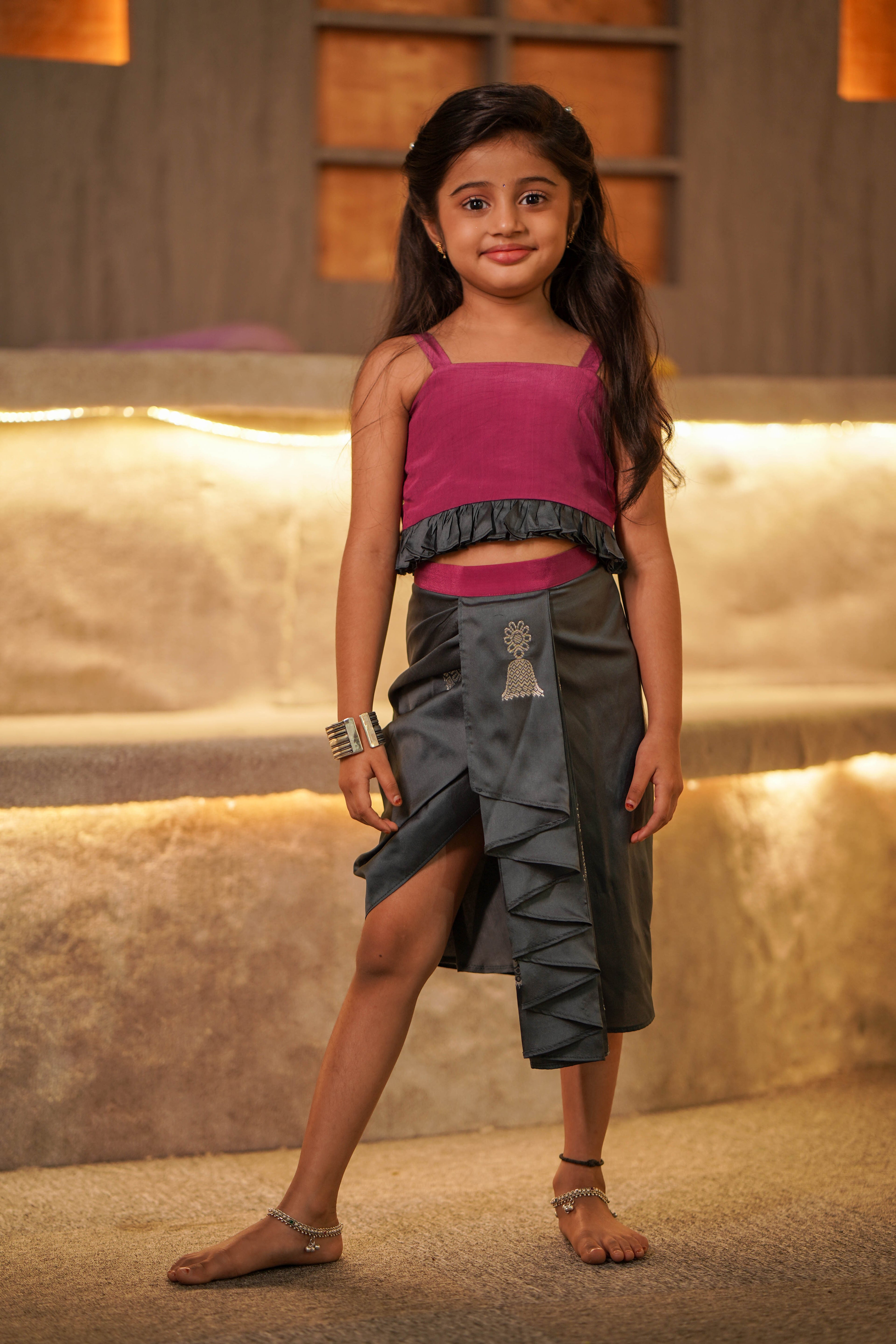 The Ruffle and Pleat Drape Set