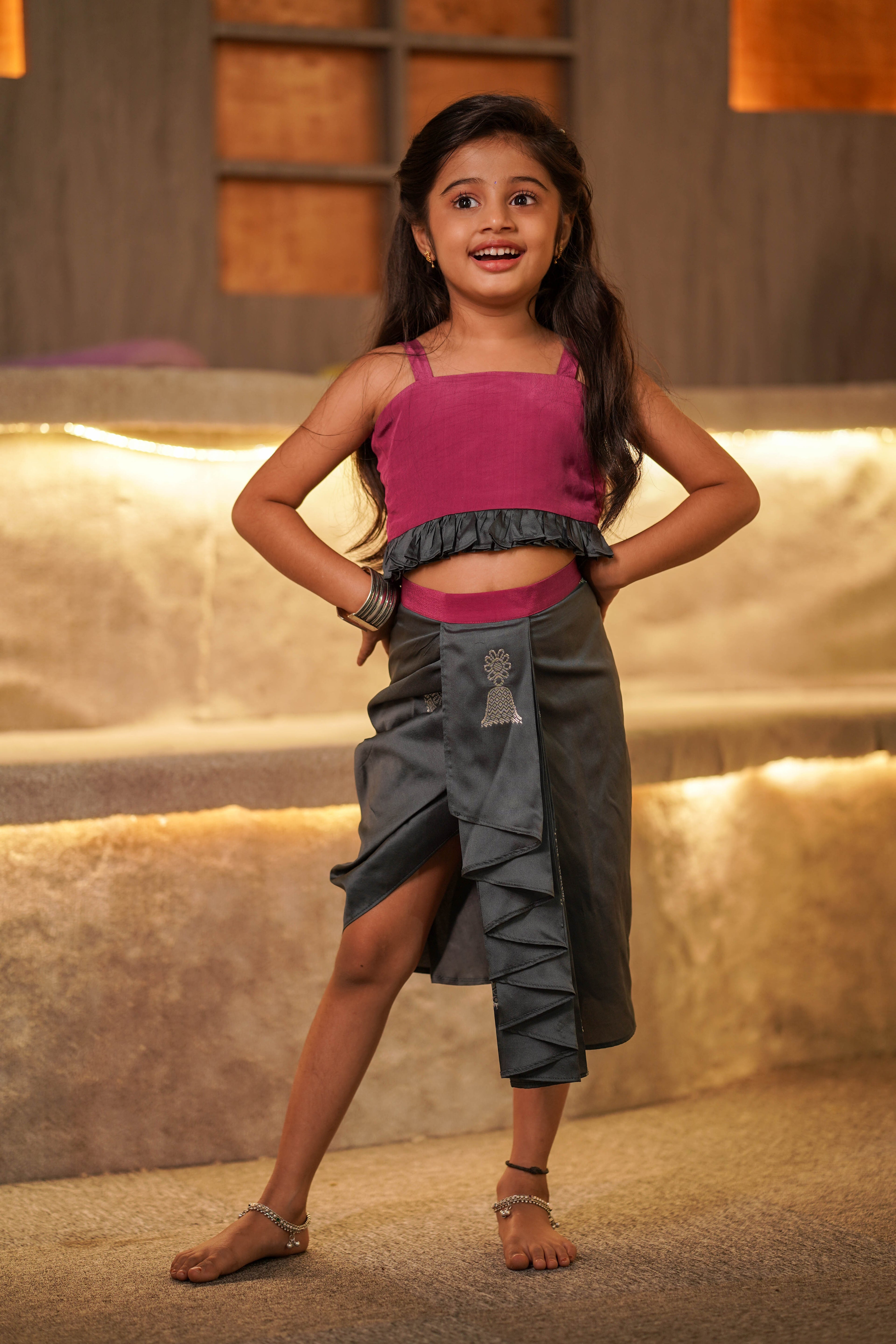 The Ruffle and Pleat Drape Set