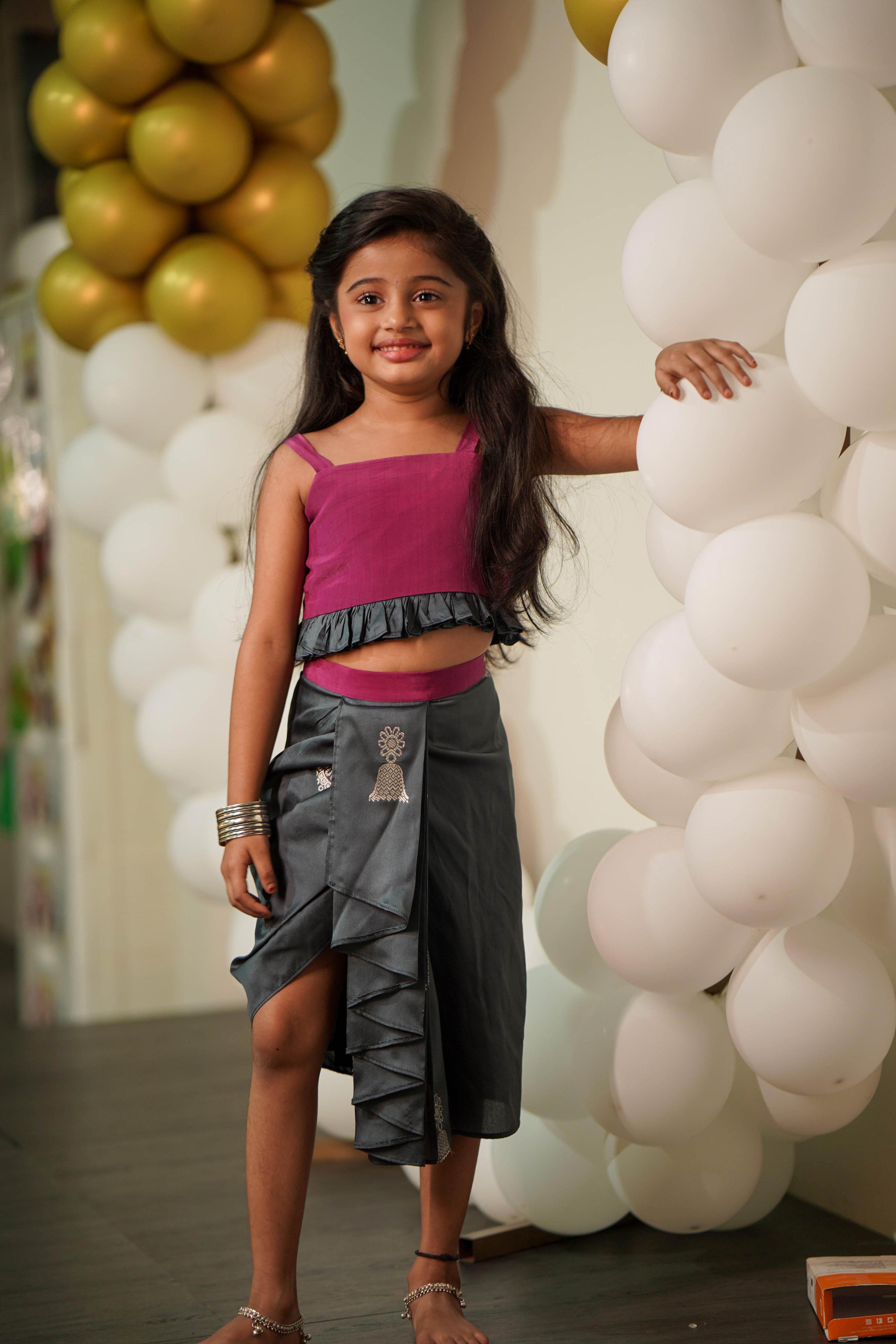 The Ruffle and Pleat Drape Set